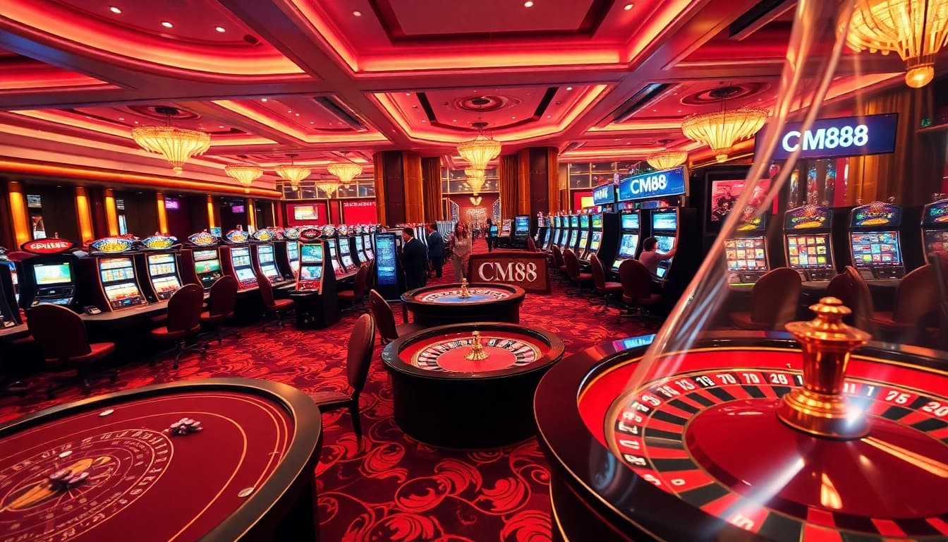 Experience the thrill of gambling at CM88 with vibrant casino games and engaging players.
