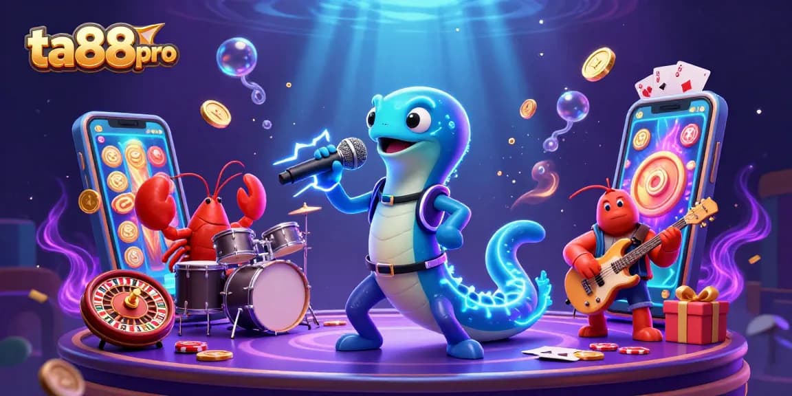 Engage with ta88pro's thrilling underwater casino, showcasing vibrant slot games and electrifying performances.