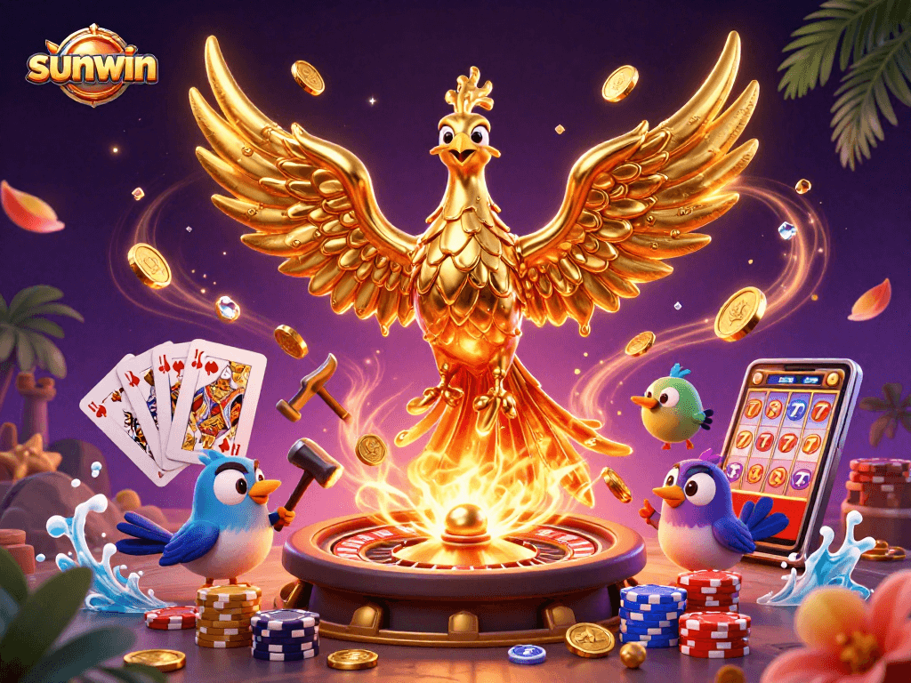 Win big with sunwin casino's golden phoenix and dynamic gaming experience!