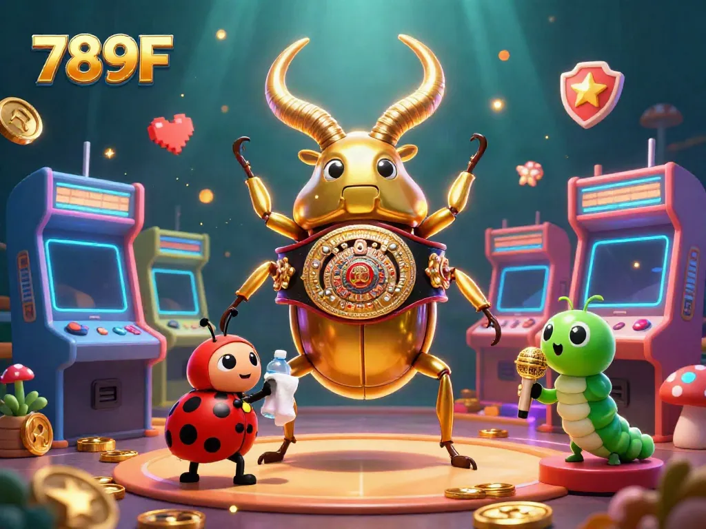 Experience thrill at 789F with vibrant characters and dynamic gaming elements in an exciting casino setting.