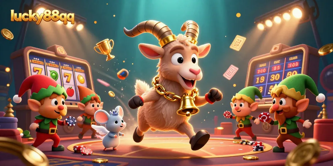 Engage in thrilling casino action with lucky88qq featuring Krampus, angel mouse, and mischievous gremlins.