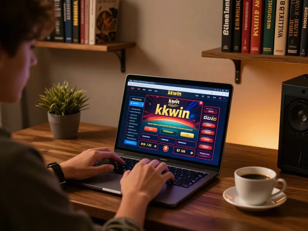 Engaging with the kkwin casino app for an immersive online gaming experience.