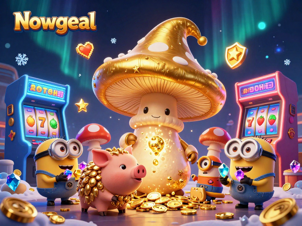 Experience winning moments with Nowgoal alongside a magical casino scene filled with treasures and fun.