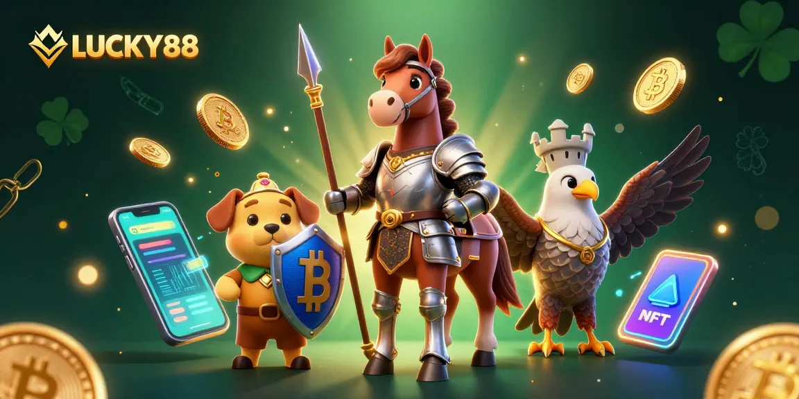 LUCKY88 brings exhilaration to gaming with vibrant 3D characters and digital gambling elements.