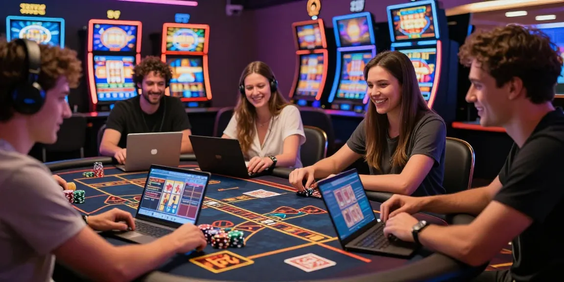 Exciting online casino atmosphere with players engaged in games at au88 com showcasing vibrant graphics and virtual interactions.